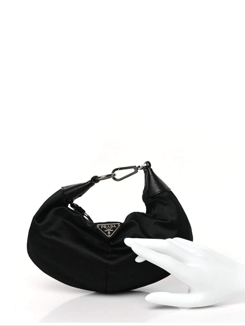 Black Nylon Clutch